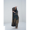 DUBAI COPPER BLUE ABAYA