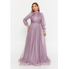 LONG SLEEVE MAXI MODEST DRESS