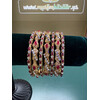 BANGLES W RED STONES