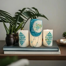 ISLAMIC LED GLOW CANDLES