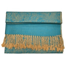 PASHMINA SOFT SILKY TWO TONE REVERSIBLE SHAWL WRAP SCARF