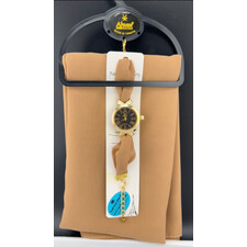 CHIFFON HIJAB WITH WATCH