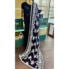 DUPATTA CHIFFON CRINKLE EMBROIDERED