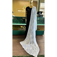 DUPATTA CHIFFON CRINKLE EMBROIDERED