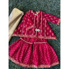 KIDS CHIFFON GHARARA