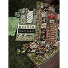 SILK WITH GOTA WORK