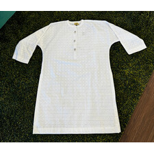 WHITE KURTI