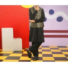 BOYS KAMEEZ PAJAMA W VEST