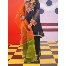 GIRLS CHIFFON 3PCS SUIT