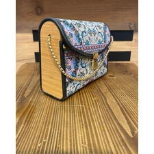 TURKISH AUTHENTIC WOVEN MEDIUM SHOULDER CLUTCH
