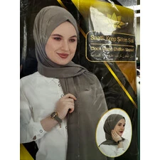 CHIFFON HIJAB WITH WATCH