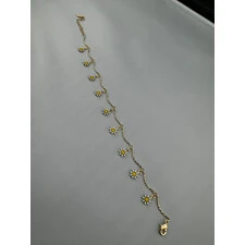 STAINLESS STEEL SUNFLOWER ANKLET