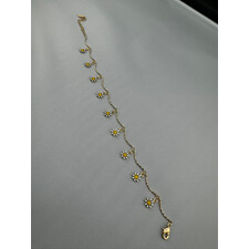 STAINLESS STEEL SUNFLOWER ANKLET
