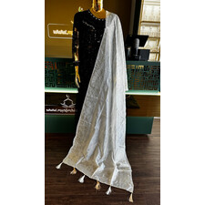 DUPATTA SILKY W BEADS