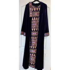 VELVET TATREEZ ABAYA 3PCS