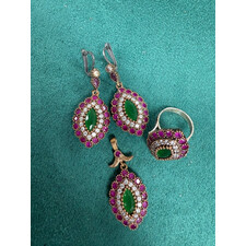 STERLING SILVER AUTHENTIC STONES