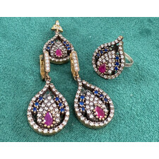 STERLING SILVER AUTHENTIC STONES