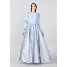 LONG SLEEVE MAXI GOWN