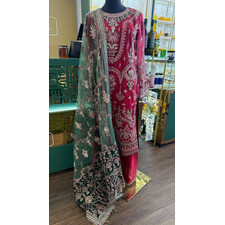 PAKISTANI 3 PIECE NET SUIT