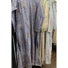 SILK ORGANZA HEAVY WORK