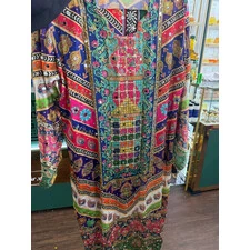 SILK 2 PIECE MIRROR WORK