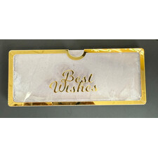 ELEGANT ACRYLIC BEST WISHES ENVELOPE