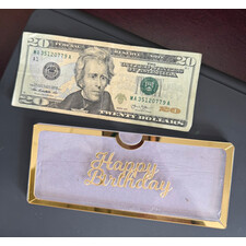 ELEGANT ACRYLIC HAPPY BIRTHDAY ENVELOPE