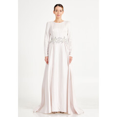 TK LONG SLEEVE MAXI CREPE