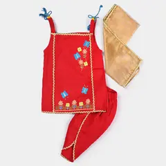 INFANT RAW SILK SUIT