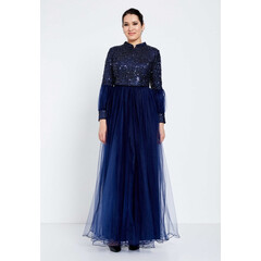 MODEST LONG SLEEVE MAXI GOWN