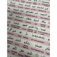 WORD FOR WORD QURAN W ROMAN URDU TRANSLATION