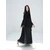 DUBAI ABAYA BLACK EMBROIDERY