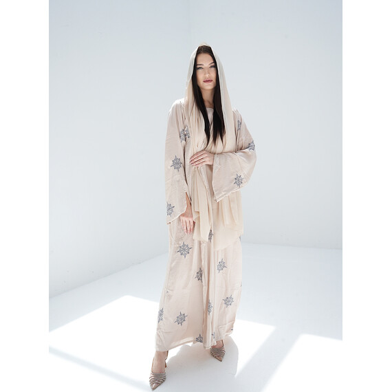 DUBAI BEIGE ABAYA