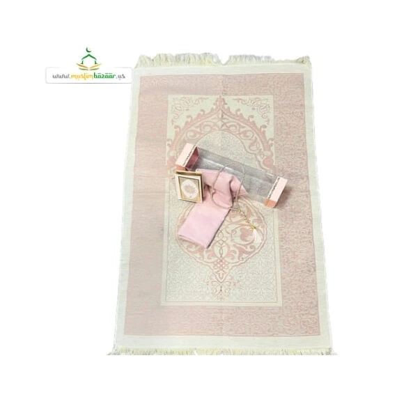 GIFT SET FOR WOMEN (PRAYERS RUGS, TASBEEH, QURAN & HIJAB)