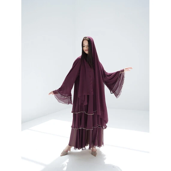 DUBAI MAROON ABAYA