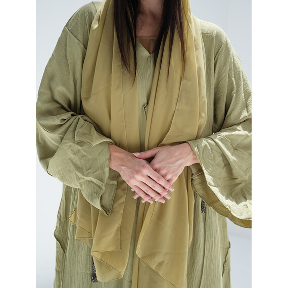 DUBAI OLIVE ABAYA