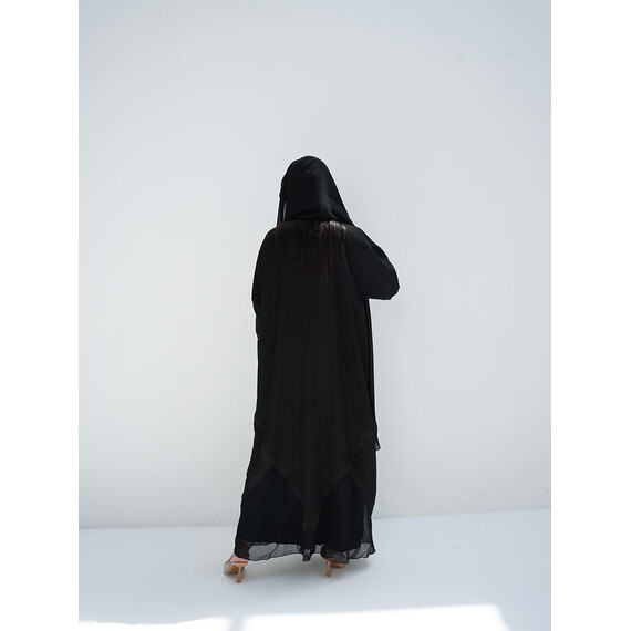 DUBAI BLACK CLASSIC ABAYA