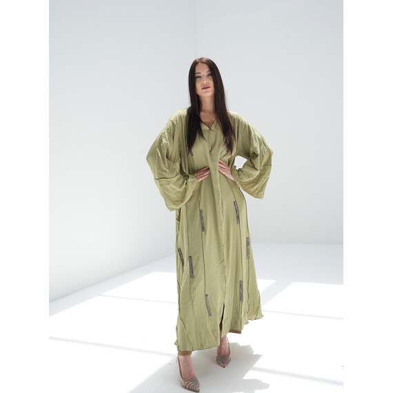 DUBAI OLIVE ABAYA