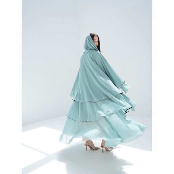 DUBAI TEAL ABAYA