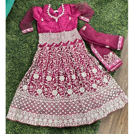 EMBROIDERED ANARKALI DRESS