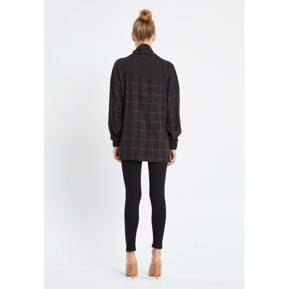 TK PLAID SWEATSHIRT