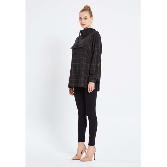 TK PLAID SWEATSHIRT