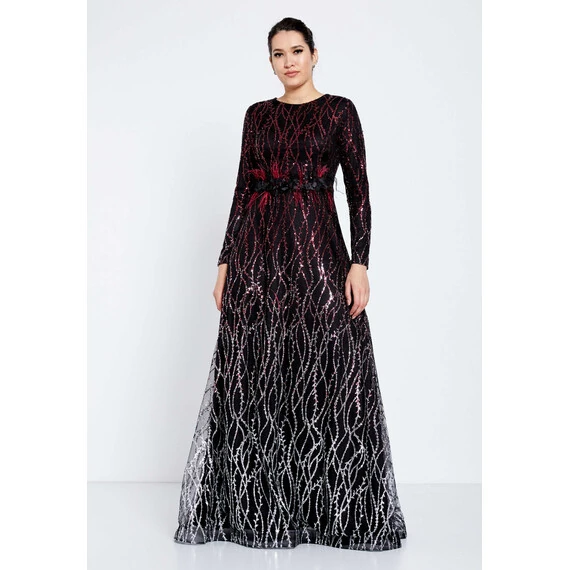 TK LONG SLEEVE MAXI DRESS