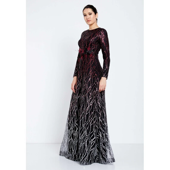 TK LONG SLEEVE MAXI DRESS