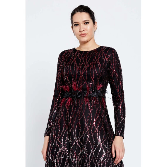 TK LONG SLEEVE MAXI DRESS