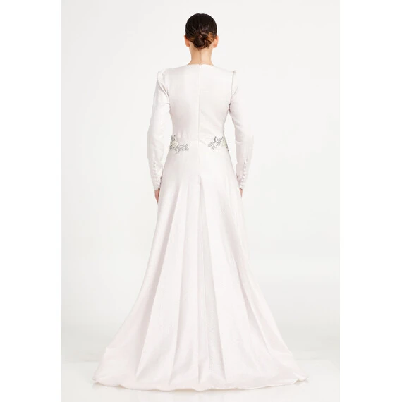 TK LONG SLEEVE MAXI CREPE