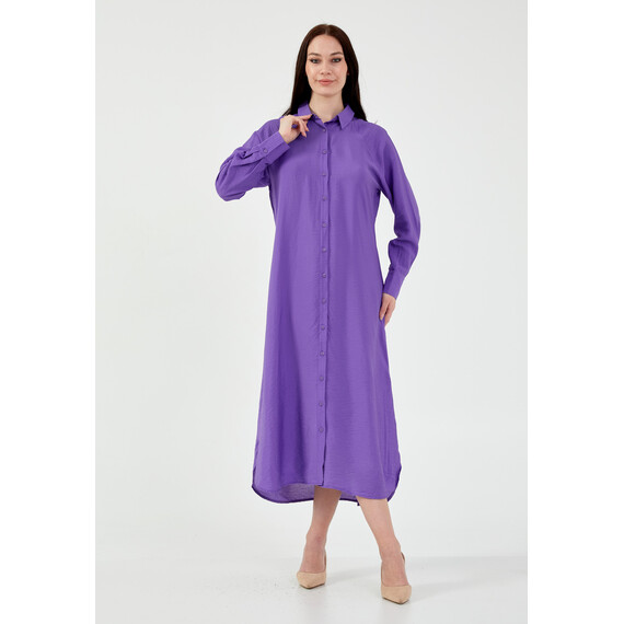 TK LAVENDER BREEZE SHIRT DRESS