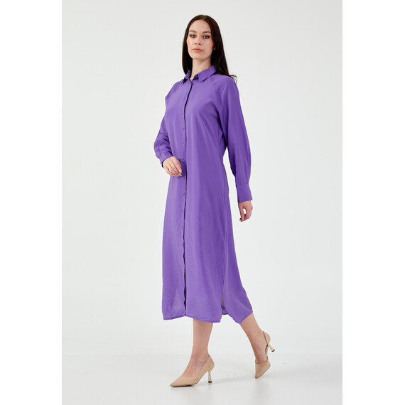 TK LAVENDER BREEZE SHIRT DRESS