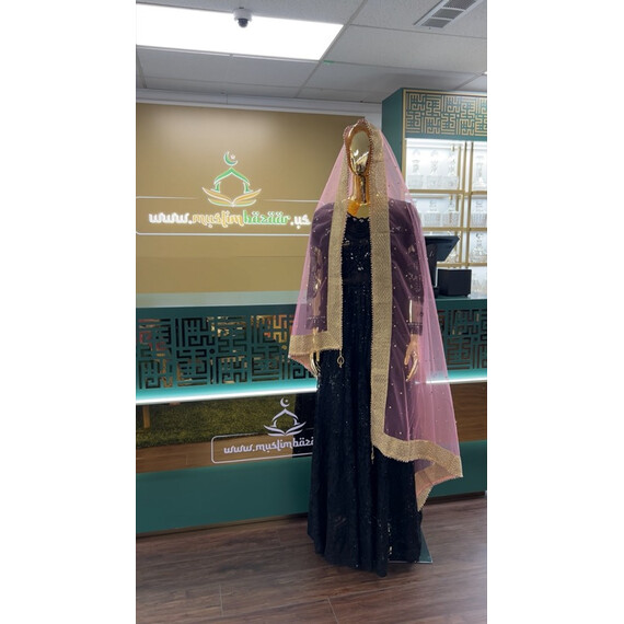 NET DUPATTA W MIRROR L BORDER