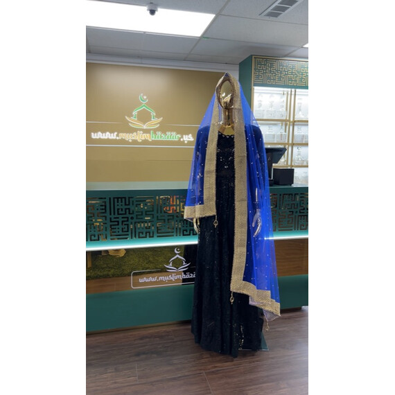 NET DUPATTA W MIRROR L BORDER